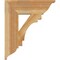 Ekena Millwork Merced Traditional Rough Sawn Bracket, Western Red Cedar, 6"W x 22"D x 26"H BKT06X22X26MRC01RWR - alternate 3
